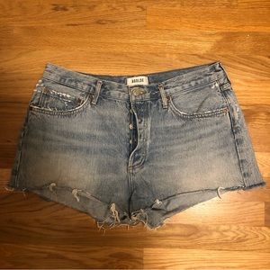 Agolde Parker Shorts in Encore Wash